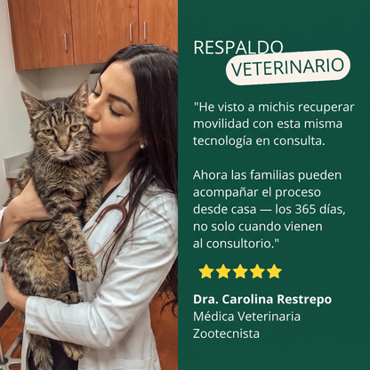 Respaldo veterinario: Dra. Carolina Restrepo, Médica Veterinaria Zootecnista